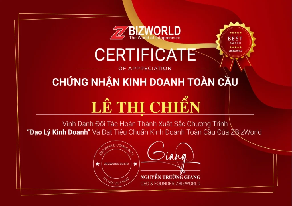 Đạo Lý Kinh Doanh